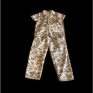 Handmade Digital Camouflage Army Uniform Play Costume Boys 10/12